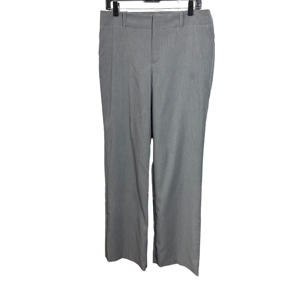 IZ Byer California Juniors Sz 13 Flat Front Straight Leg Dress Pants Gray